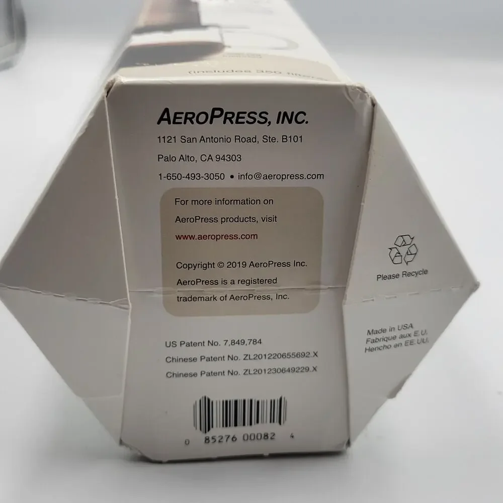 NEW AeroPress Coffee & Espresso Maker French Press Cold Brew Tote Bag & Filters
